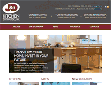 Tablet Screenshot of jdkitchen.com